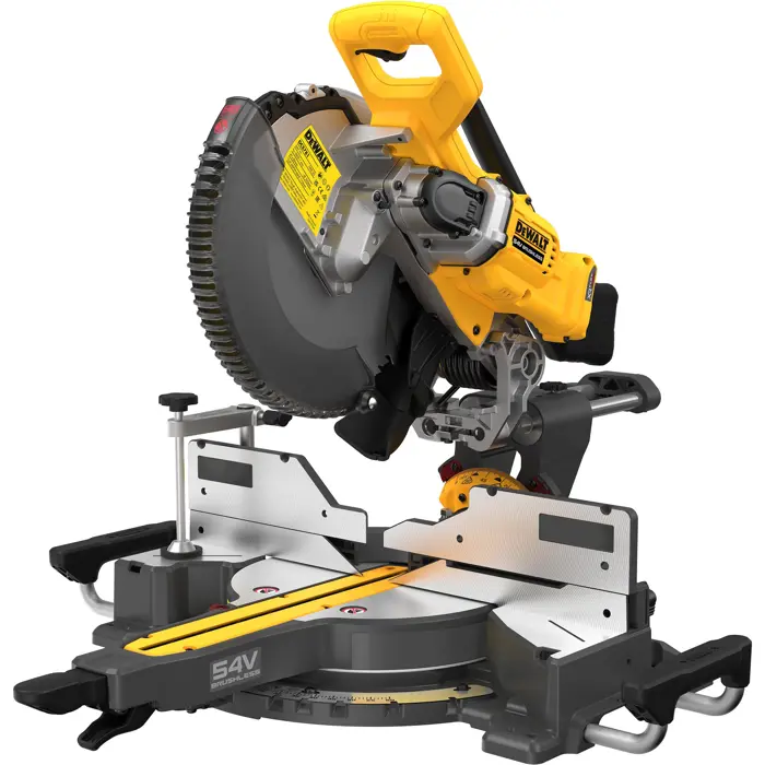 Dewalt XR FLEXVOLT cordless panel saw DCS781N, 54 volts, miter saw (yellow/black, without battery and charger)