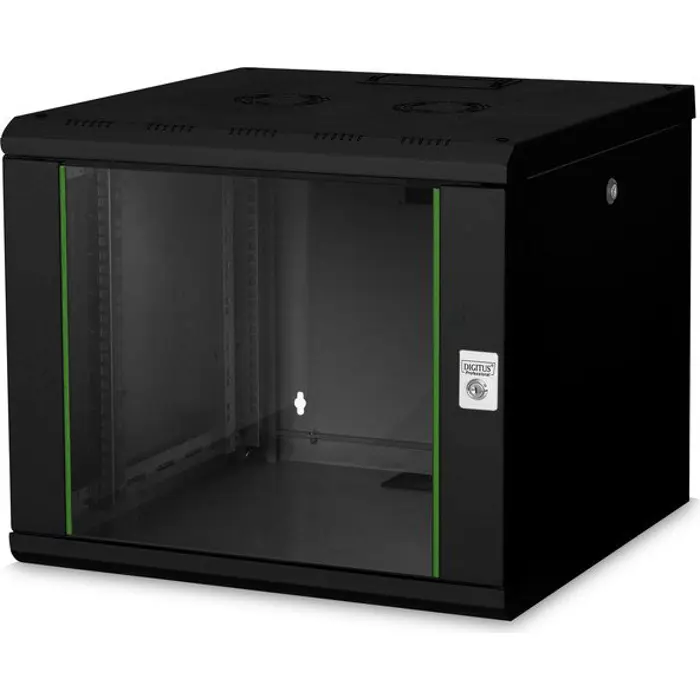 Digitus 19 wall 509x600x600mm - black - RAL9005