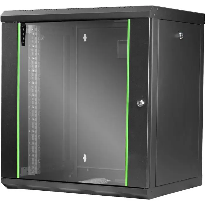 Digitus 19 wall 643x600x450mm - black 12HE - RAL9005