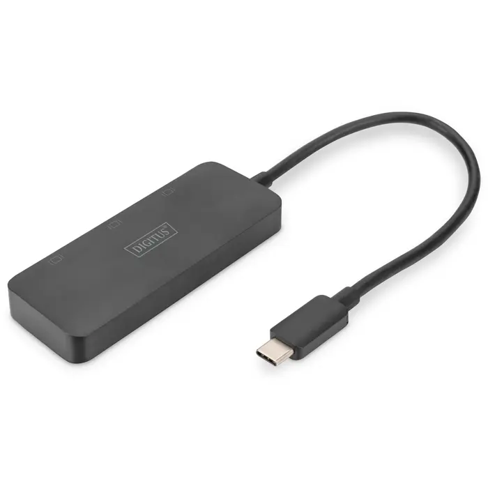 Digitus 3-Port MST Video Hub, docking station (USB-C, 3x DisplayPort)