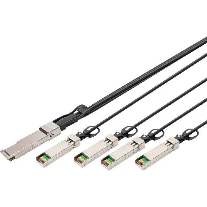 Digitus 40G QSFP+ to 4XSFP+ Direct Attach Cable 1m