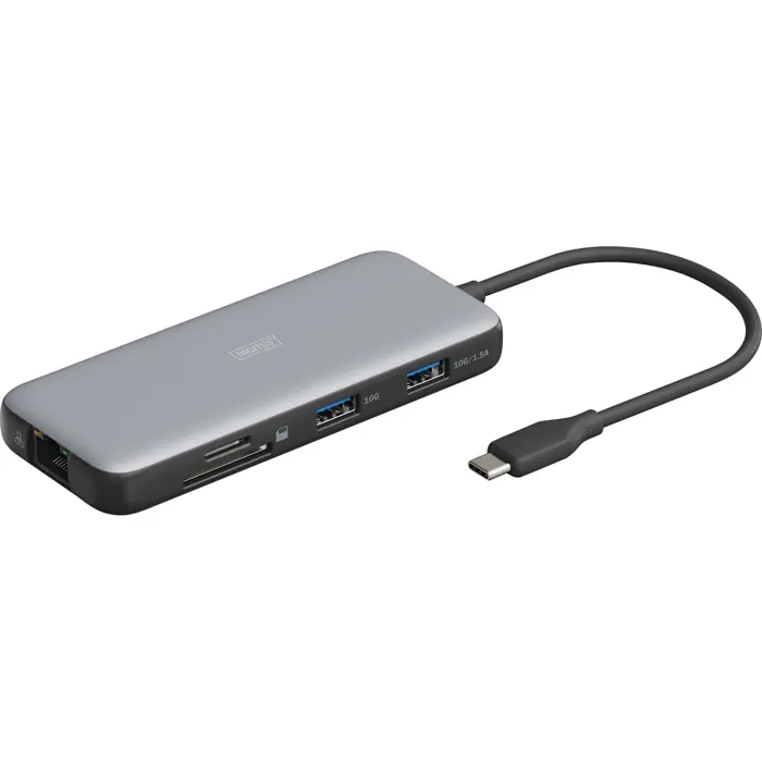Digitus 7-Port USB-C Docking Station (gray/black)