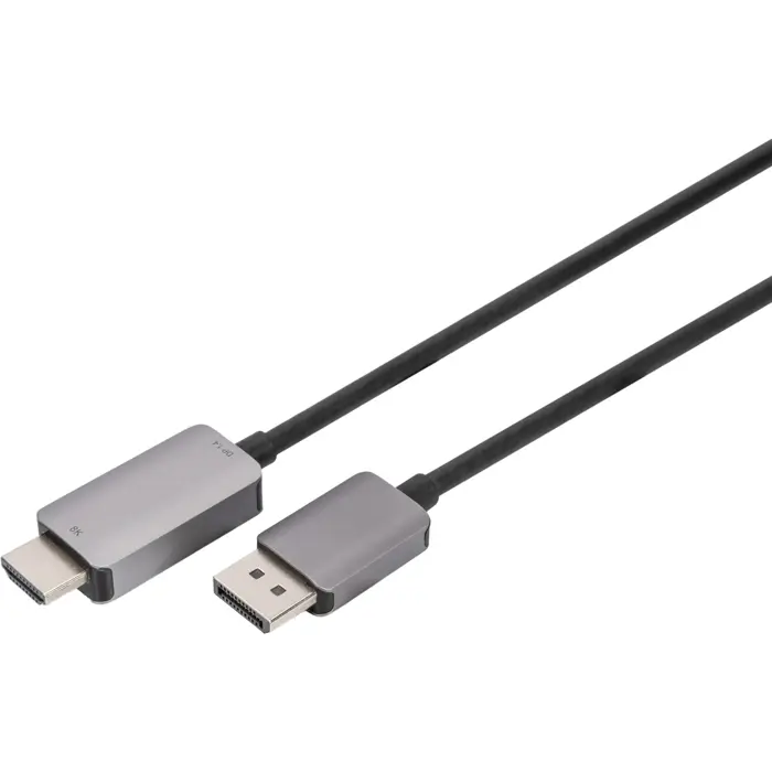 Digitus adapter cable DisplayPort > HDMI 8K (black, 1.8 meters)