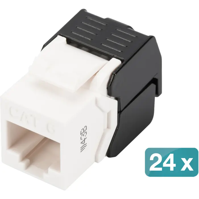Digitus CAT 6 Keystone module, unshielded - 24 pieces, keystone module