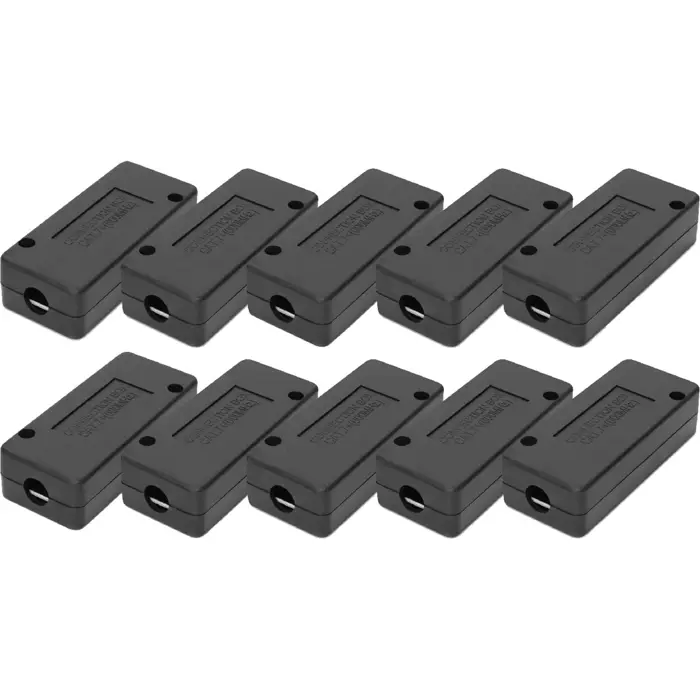 Digitus connection module CAT 7, shielded, 10 pieces (black)