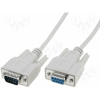 DIGITUS Data transfer extension cable - DSUB (9-pin)/DSUB (9-pin) - 2 m
 - AK-610203-020-E