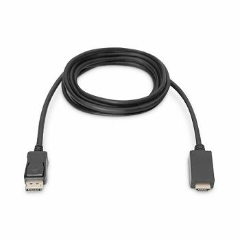 DIGITUS DisplayPort Adapterkabel - DP Stecker/HDMI Typ-A Stecker - 1 m - AK-340303-010-S