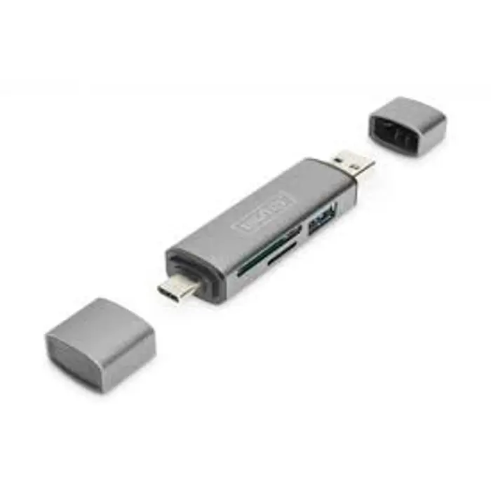 Digitus Dual Card Reader USB-C / USB 3.0, OTG, card reader