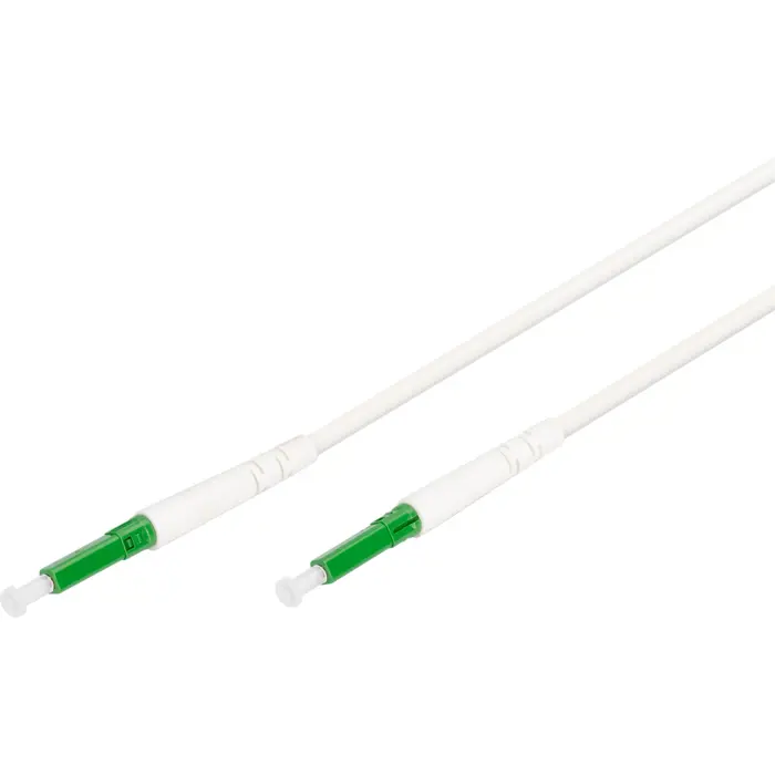 Digitus FTTH drop cable inflatable SM 1F LC/APC 50m (white, 50 meters)