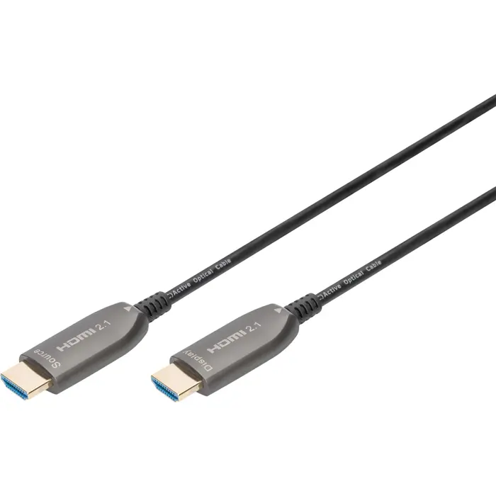 Digitus HDMI AOC Hybrid Fiber Optic Cable, UHD 8K (black, 10 meters)