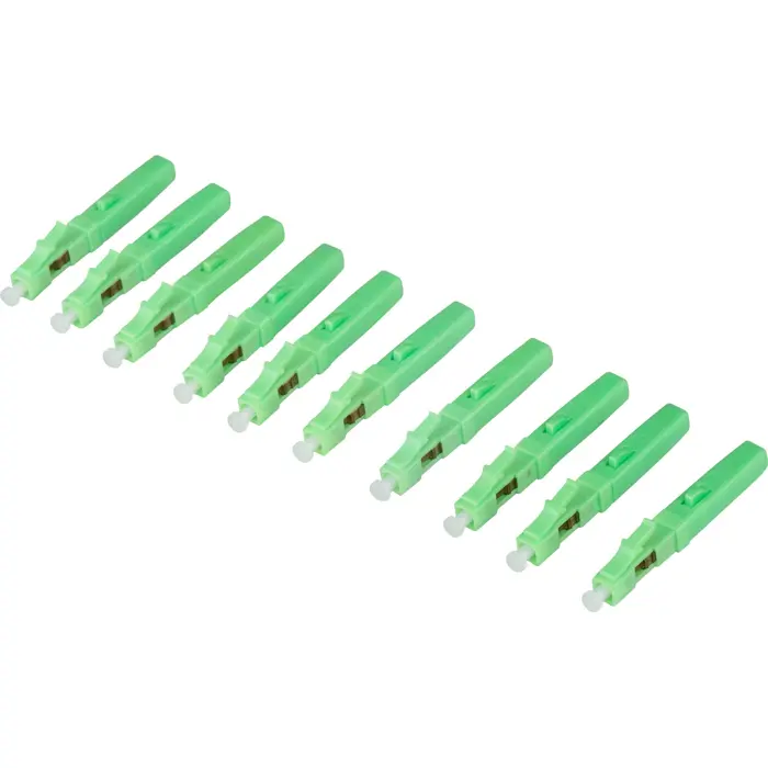 Digitus LC/APC fiber optic fast connector field connector (green, 10 pieces)