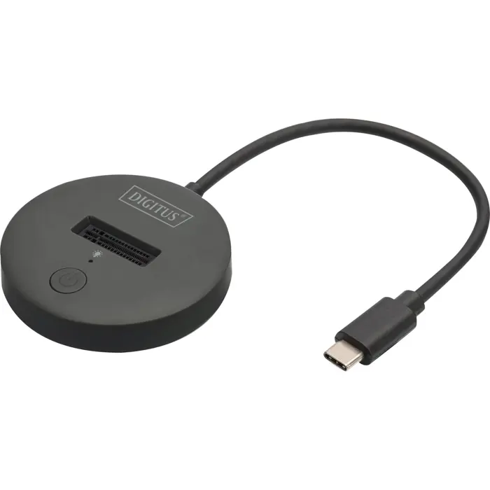 Digitus M.2 NVMe/SATA Docking Station (black, USB-C, M2 SSD)
