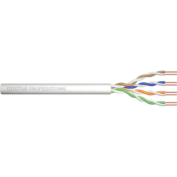 Digitus Professional Cat.5e U/UTP installation cable simplex (gray, 100 meter roll)