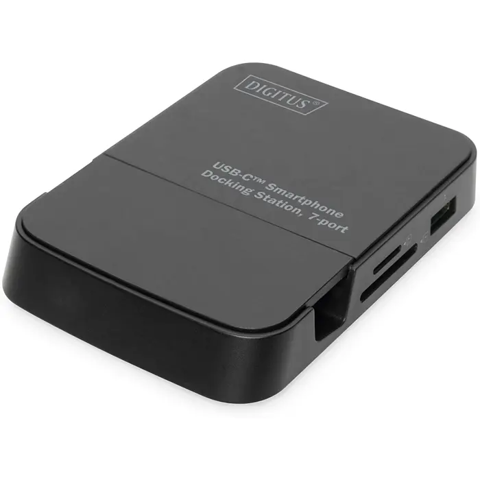 Digitus smartphone docking station, docking station (black, USB-C, HDMI, USB)