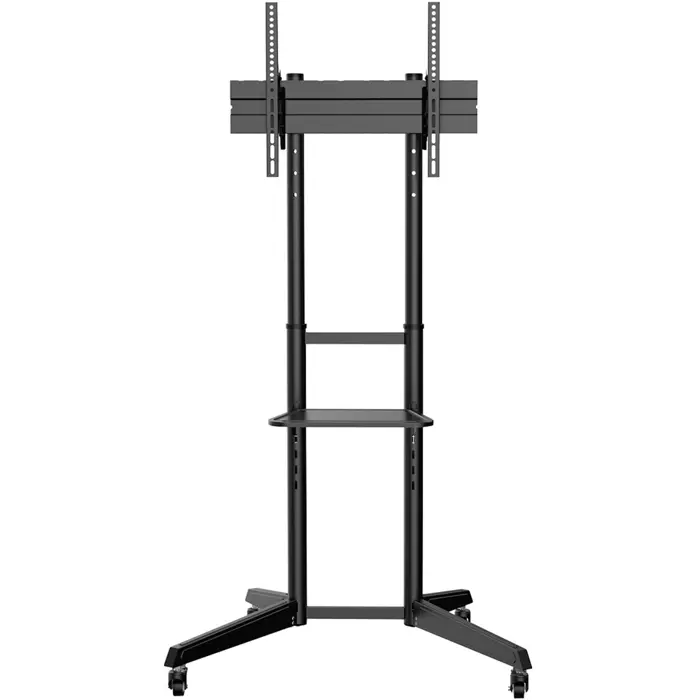 Digitus TV presentation trolley DA-90447 with shelf (black, for screens up to 70" / 178cm)