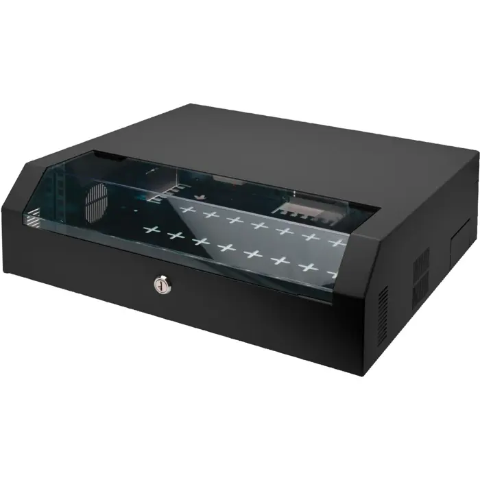 Digitus wall housing SOHO Slim 156x525x475mm 3U rotatable 2U fixed (black)