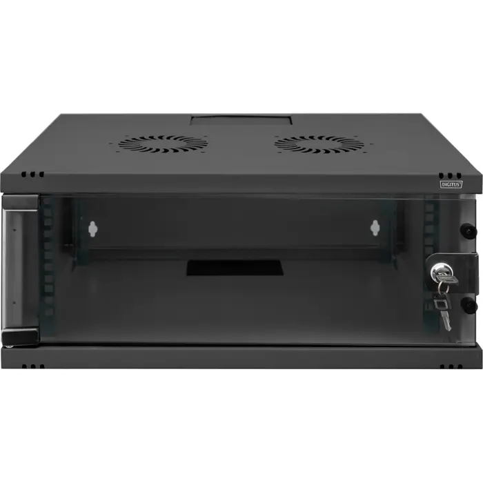 Digitus wall housing, SOHO, unassembled - 540x400 mm (WxD) (black, 4 height units)