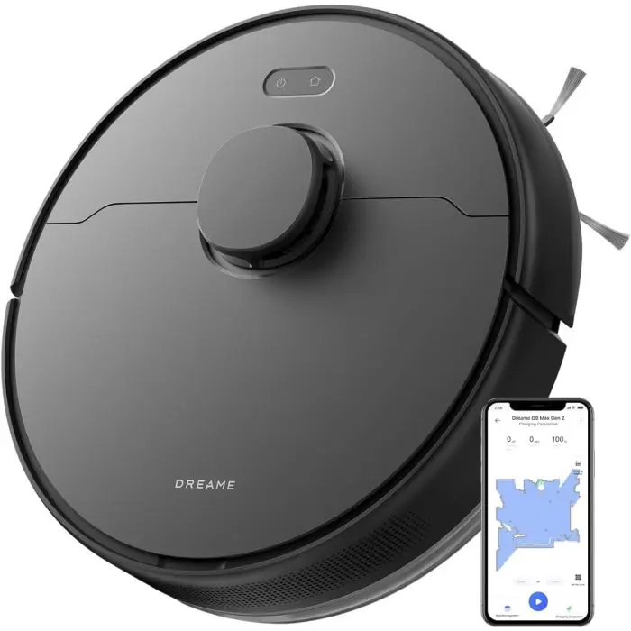 Dreame D9 Max Gen 2 robotski sesalnik, črn