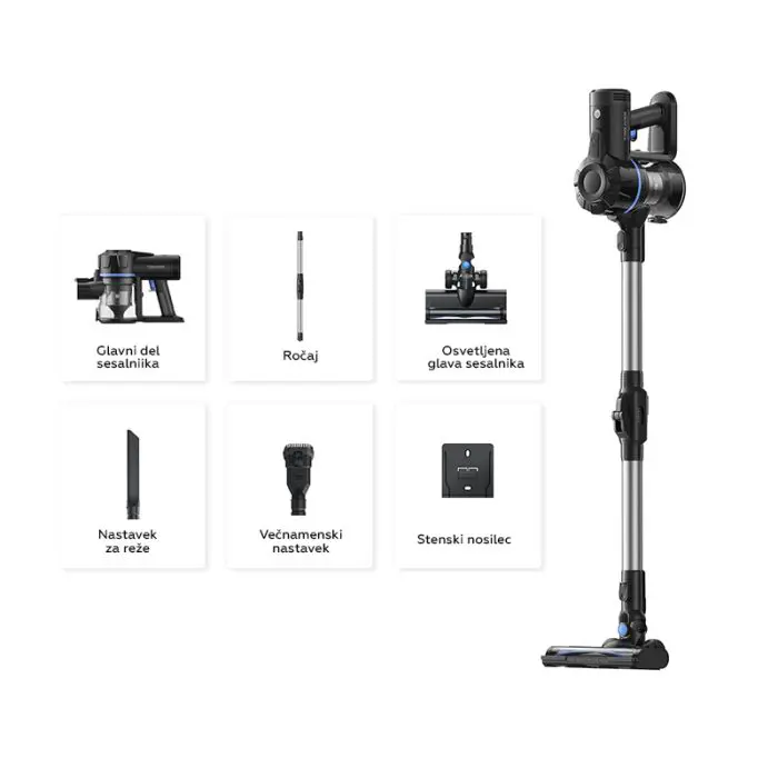 Dreame Mova J10 upright vacuum cleaner, black