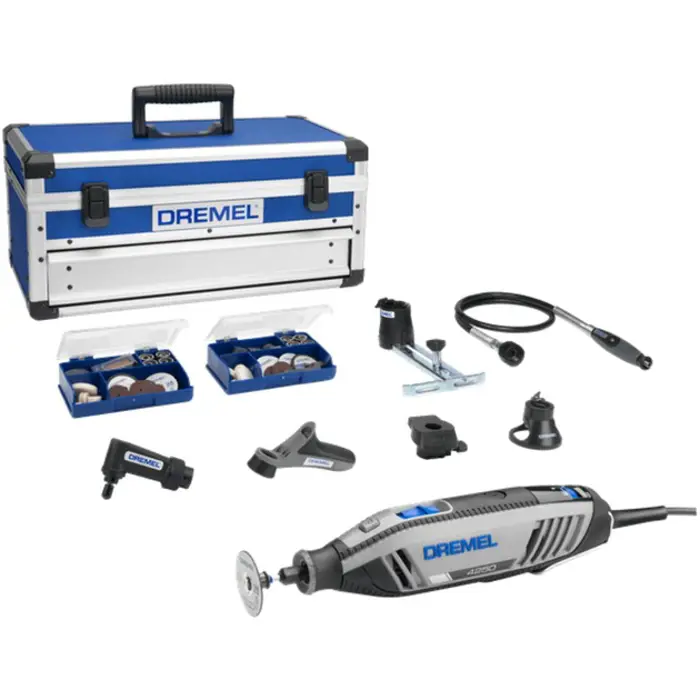 Dremel multi-function tool 4250-6/128 (grey, 175 watts, 128-piece accessories, aluminum case)