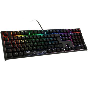 Ducky ONE 2 backlit gaming keyboard, MX-Red, RGB LED - black, CH layout DKON1808ST-RSZALAZT1