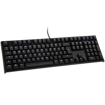 Ducky ONE 2 Backlit PBT Gaming Keyboard, MX-Blue, white LED - black DKON1808S-CDEPDAZW1