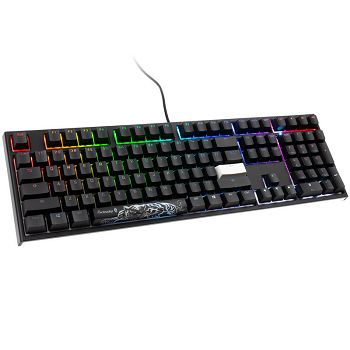 Ducky ONE 2 Backlit PBT Gaming Tipkovnica, MX-Silent-Red, RGB LED - crna (US) DKON1808ST-SUSPDAZT1