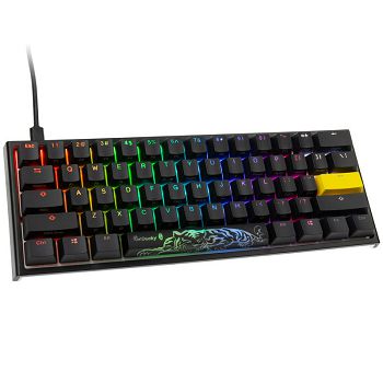 Ducky One 2 Pro Mini Gaming Keyboard, RGB LED - Gateron Yellow (US) DKON2061ST-GUSPDAZTY2