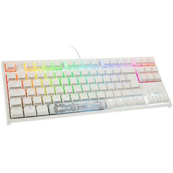 Ducky ONE 2 TKL PBT Gaming Tipkovnica, MX-Brown, RGB LED - bijela DKON1787ST-BDEPDWWT1