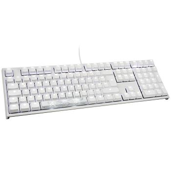 Ducky ONE 2 White Edition PBT Gaming Tipkovnica, MX-Black, bijeli LED - bijela DKON1808S-ADEPDWZW1