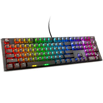 Ducky One 3 Aura Black Gaming Keyboard, RGB LED - MX-Red (US) DKON2108ST-RUSPDABAAAC1