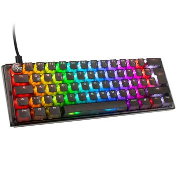 Ducky One 3 Aura Black Mini Gaming Keyboard, RGB LED - Gateron Baby Kangaroo DKON2161ST-KDEPDABAAAG1