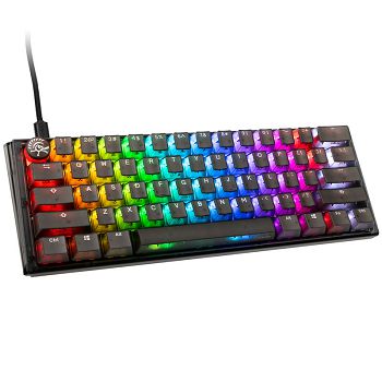 Ducky One 3 Aura Black Mini Gaming Keyboard, RGB LED - Kailh Jellyfish Y (US) DKON2161ST-FUSPDABAAAK1