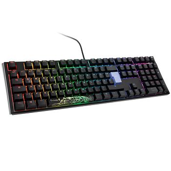 Ducky One 3 Classic Black/White Gaming Keyboard, RGB LED - MX-Silent-Red DKON2108ST-SDEPDCLAWSC1