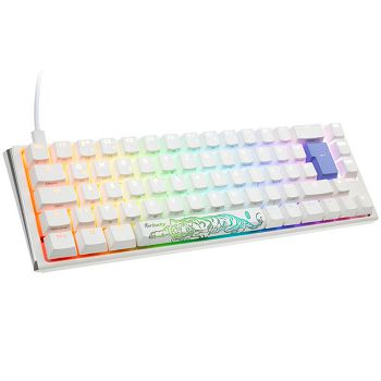 Ducky One 3 Classic Pure White SF Gaming Tipkovnica, RGB LED - MX-Silent-Red DKON2167ST-SDEPDPWWWSC1