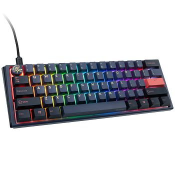 Ducky One 3 Cosmic Blue Mini Gaming Keyboard, RGB LED - MX-Brown (US) DKON2161ST-BUSPDCOVVVC2