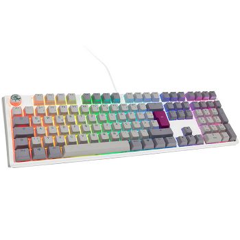 Ducky One 3 Mist Gray Gaming Keyboard, RGB LED - MX Speed Silver DKON2108ST-PDEPDMIWHHC2