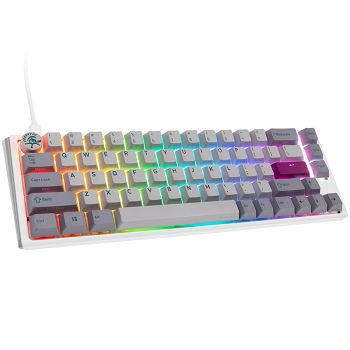Ducky One 3 Mist Gray SF Gaming Keyboard, RGB LED - MX-Silent-Red (US) DKON2167ST-SUSPDMIWHHC2