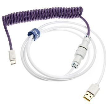 Ducky Premicord Creator spiral cable, USB Type C to Type A - 1.8m DKCC-CTCNC1