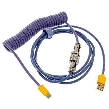 Ducky Premicord Horizon Spiral Cable, USB Type C to Type A -1.8m DKCC-HZCNC1