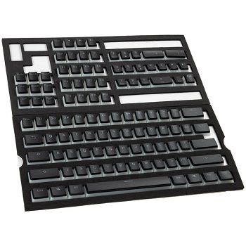 Ducky Pudding PBT Double-Shot Keycap Set, US Layout - black DKSA108-USPDAWNO2