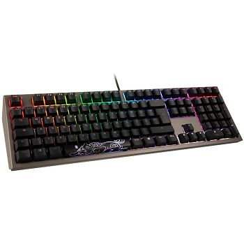 Ducky Shine 7 PBT Gaming keyboard, MX-Brown, RGB LED - gunmetal DKSH1808ST-BDEPDAHT1