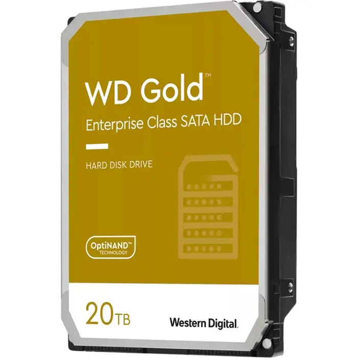 Dysk twardy HDD WD Gold 20TB 3,5" SATA WD203KRYZ