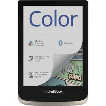 E-Book Reader POCKETBOOK Color, 6" Touch, 16GB, WiFi, srebrni