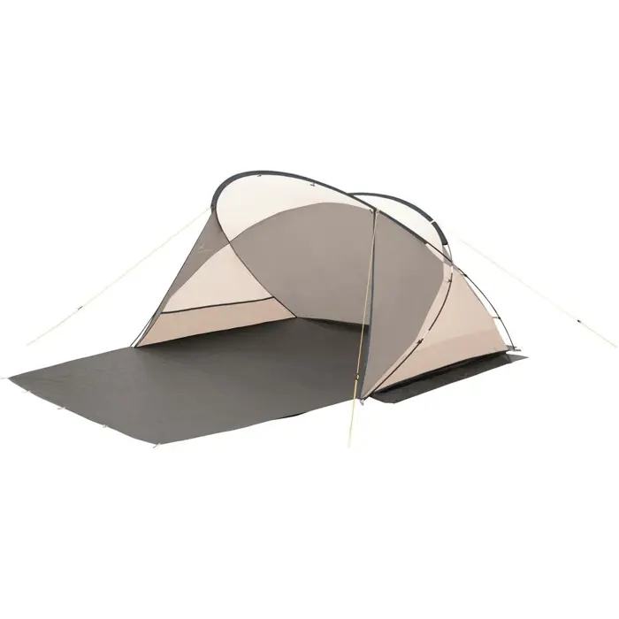 Easy Camp beach shelter shell, tent (grey/beige, model 2022, UV protection 50+)