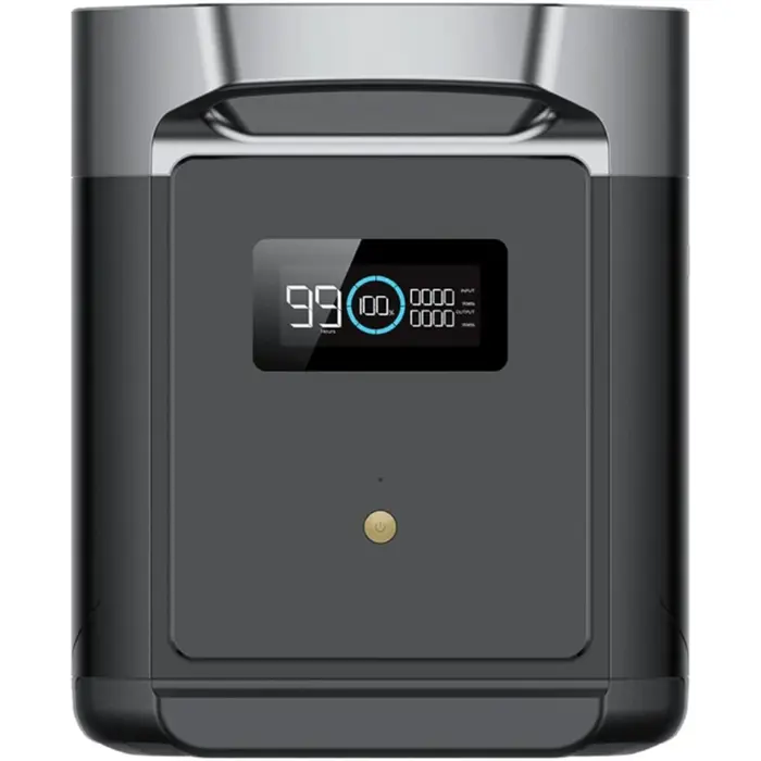 EcoFlow Intelligent Extended Battery for Delta 2 Max (black/Grey, 2,048 Wh, LFP Battery)