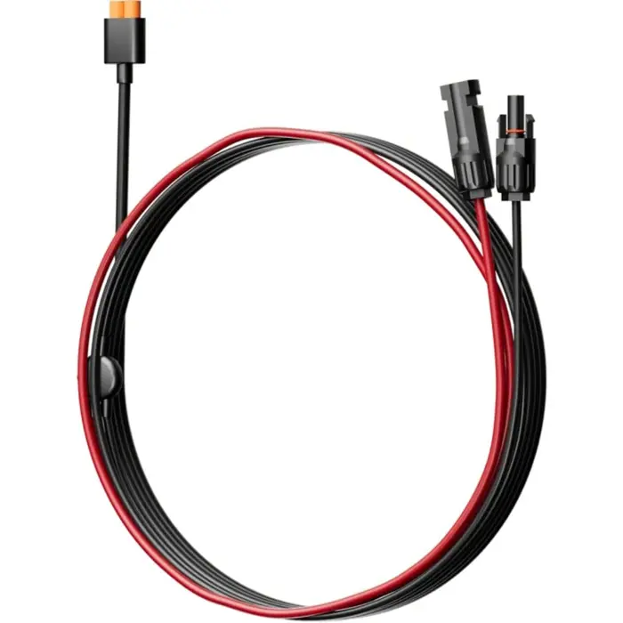 EcoFlow Solar to XT60i charging cable (black, 2.5 meters, for Powerstation DELTA 2)