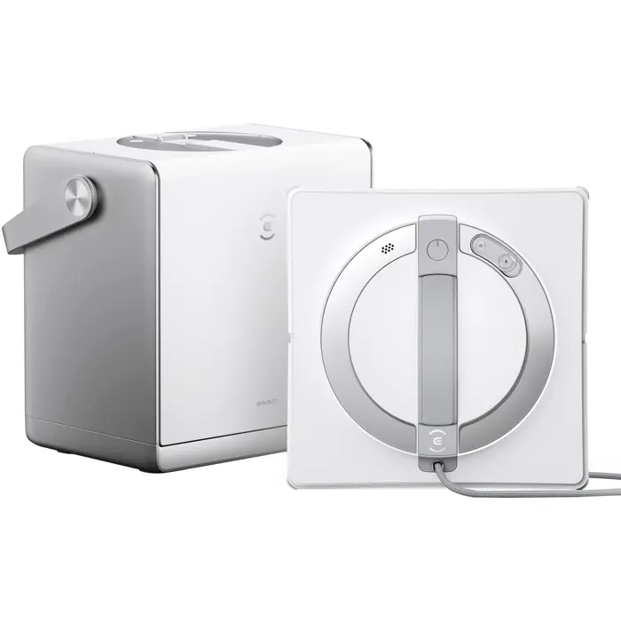 ECOVACS window cleaning robot WINBOT W2 Omni, window vacuum cleaner (white, 96 watts, with portable docking station)