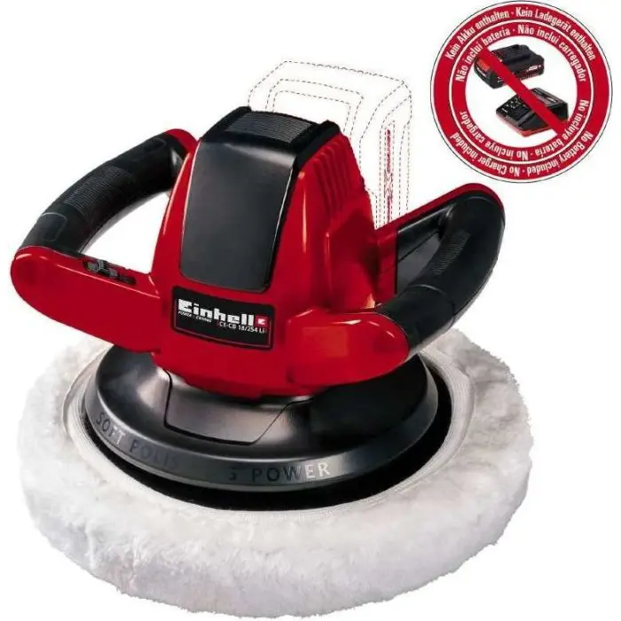 Einhell battery-car polishing machine CE-CB 18/254 Li-Solo - red / black - without battery and charger