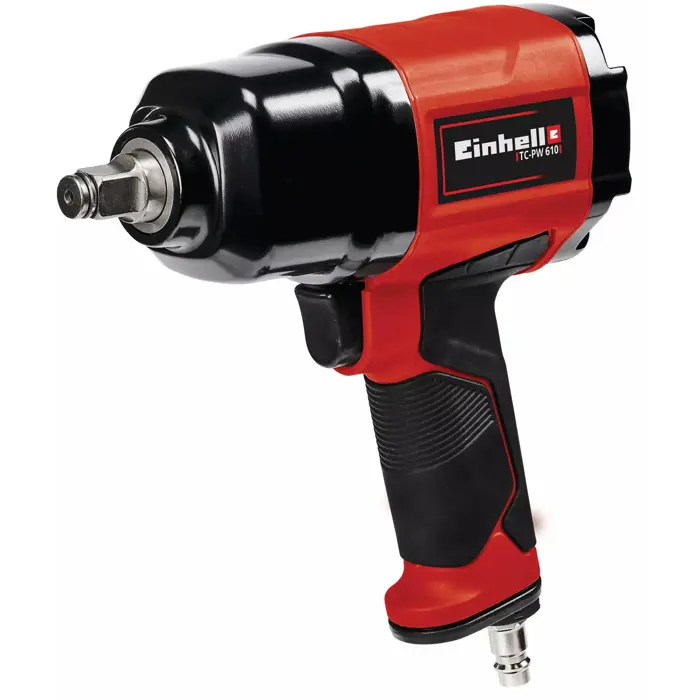 Einhell compressed air impact wrench TC-PW 610 (black/red, loosening torque 610 Nm, 1/2", incl. 10 sockets)